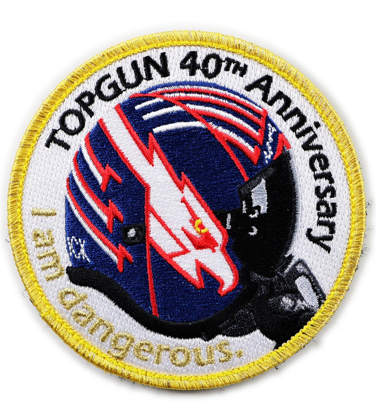 PTG0040捍衛戰士 TOPGUN 40周年 I am dangerous(金邊)(魔鬼氈)