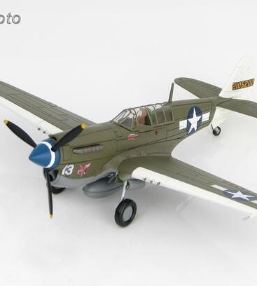 HA5504美國P-40N戰鬥機羅伯特德克文上尉1/72合金成品模型