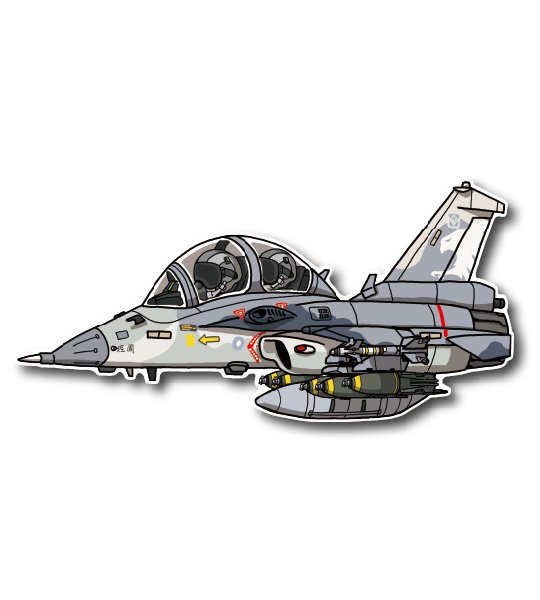 空軍IDF戰鬥機*台南第一聯隊雙座*減速炸彈