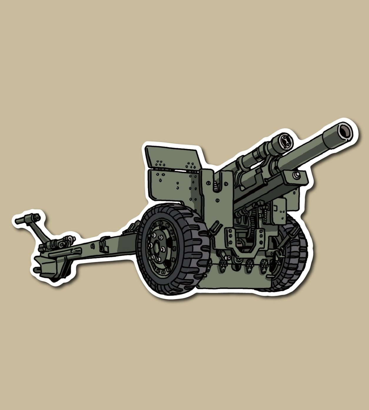 國軍105牽引榴彈砲