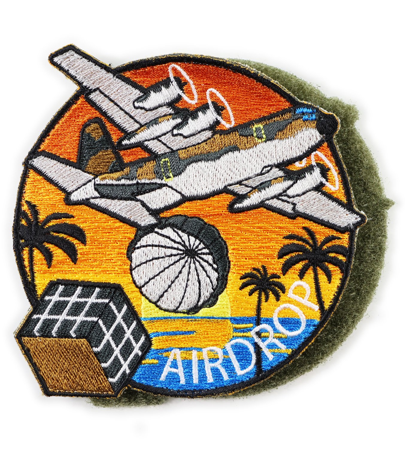 P0180空軍C-130H空投章(有魔鬼氈)