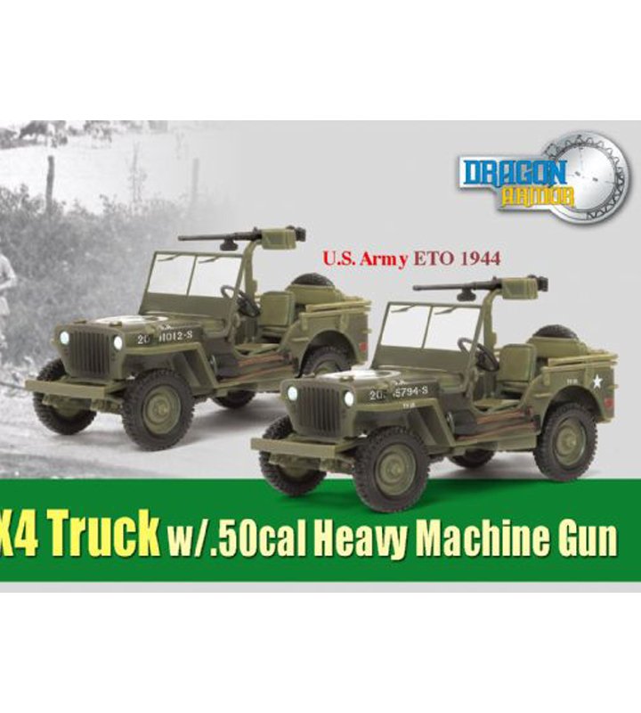 DA60506美軍1/4-Ton 4x4 Truck w/.50cal Machine Gun