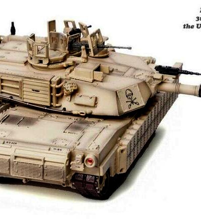 美國M1A2 Abrams TUSK I 艾布蘭坦克(沙漠色) 12209PC