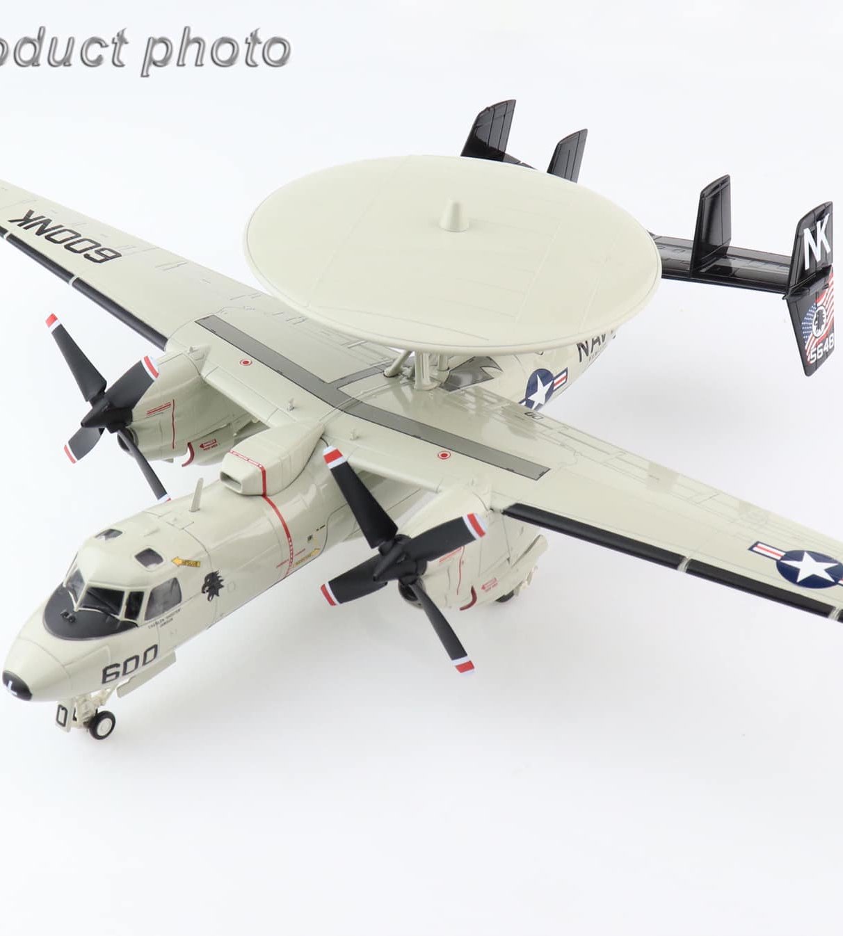 HA4818 美國海軍E-2C預警機VAW-113 Black Eagles模型