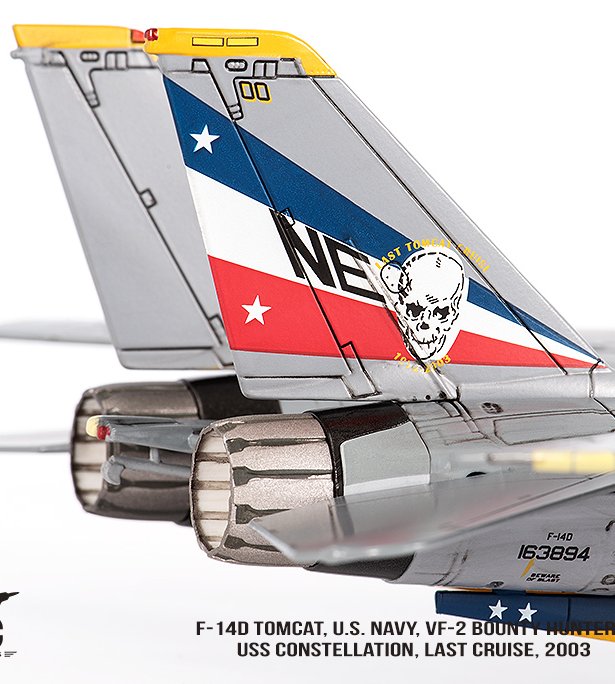 美國海軍F-14D雄貓式戰機 VF-2賞金獵人 JCW-72-F14-018