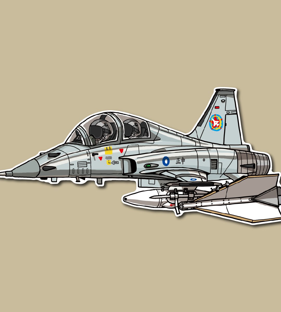 國軍F-5F虎II戰機第46隊箭靶