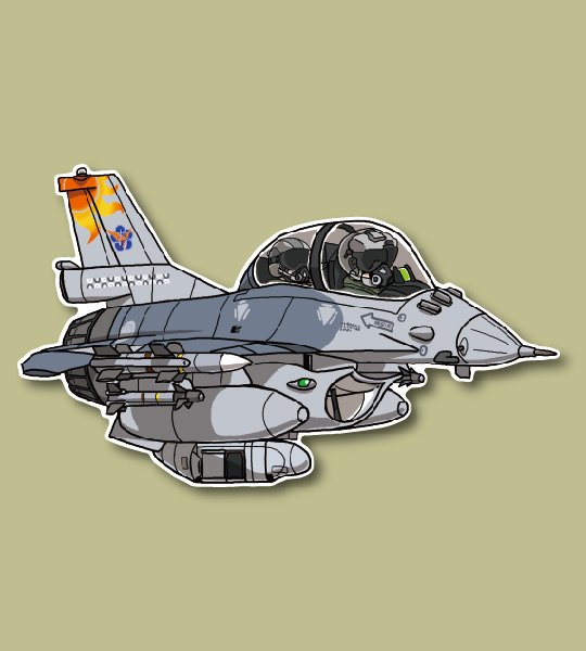 空軍F-16BM戰機双座*花蓮第五聯隊*太陽神偵察夾艙