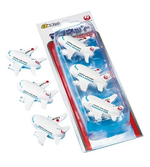 MZ604日本航空JAL客機磁鐵3入套組