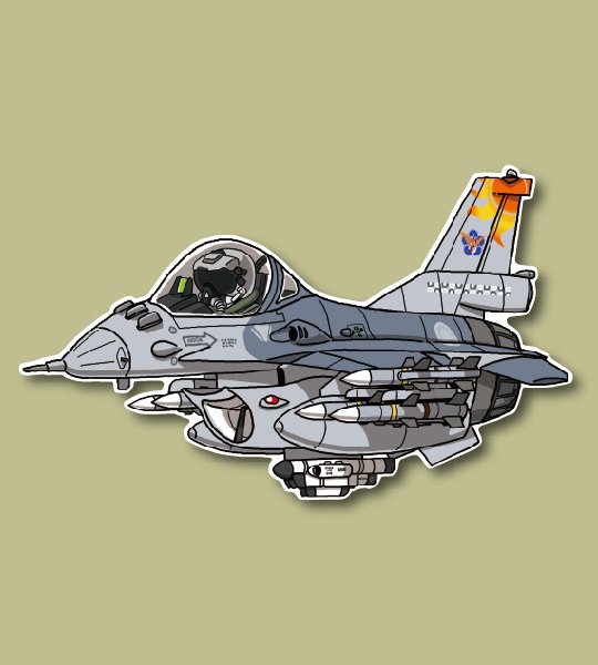 空軍F-16AM戰機單座*花蓮第五聯隊*太陽神AIM-120