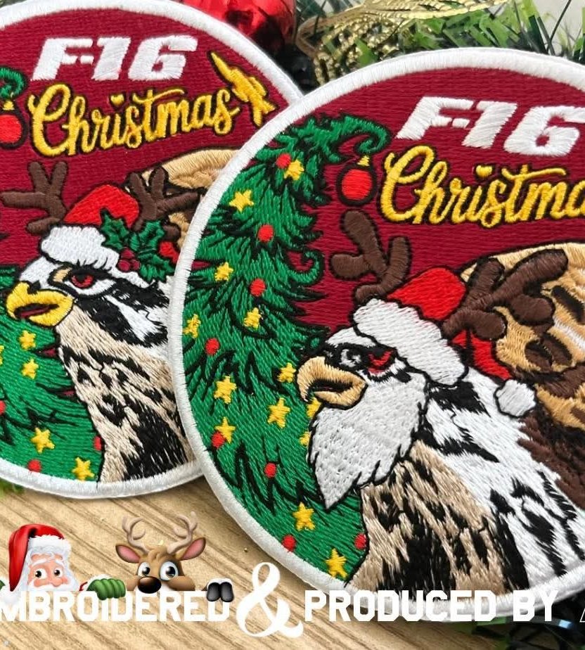 PT0018聖誕老公公&老婆婆F-16套章