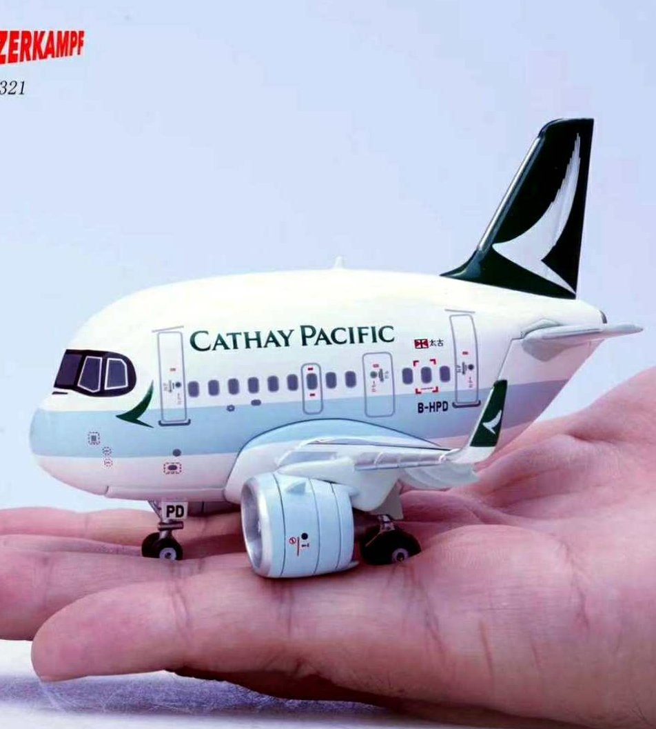 A321neo國泰航空Q版合金成品模型