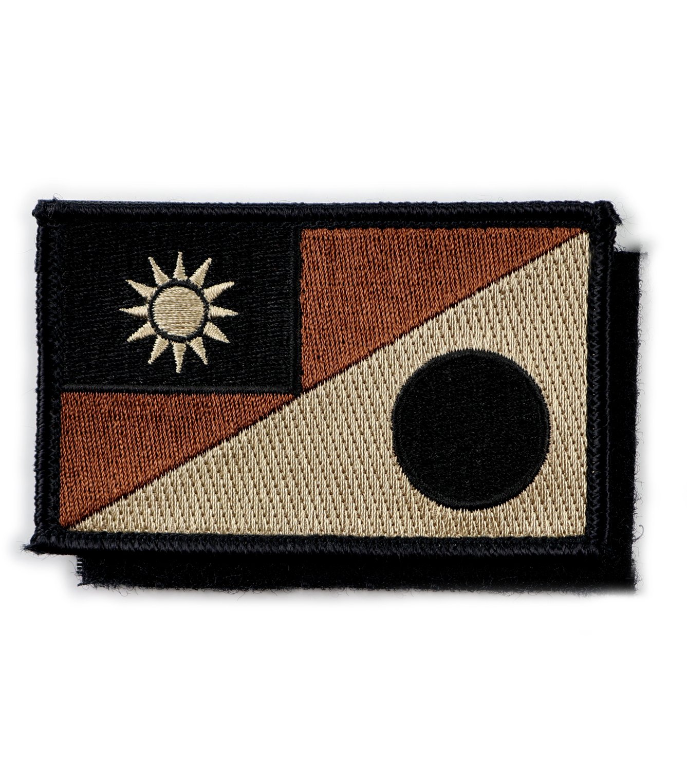 P0172 日本&中華民國國旗章(多地迷彩)(魔鬼氈)