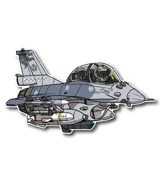 空軍F-16BM戰鬥機双座*花蓮第五聯隊*魚叉飛彈