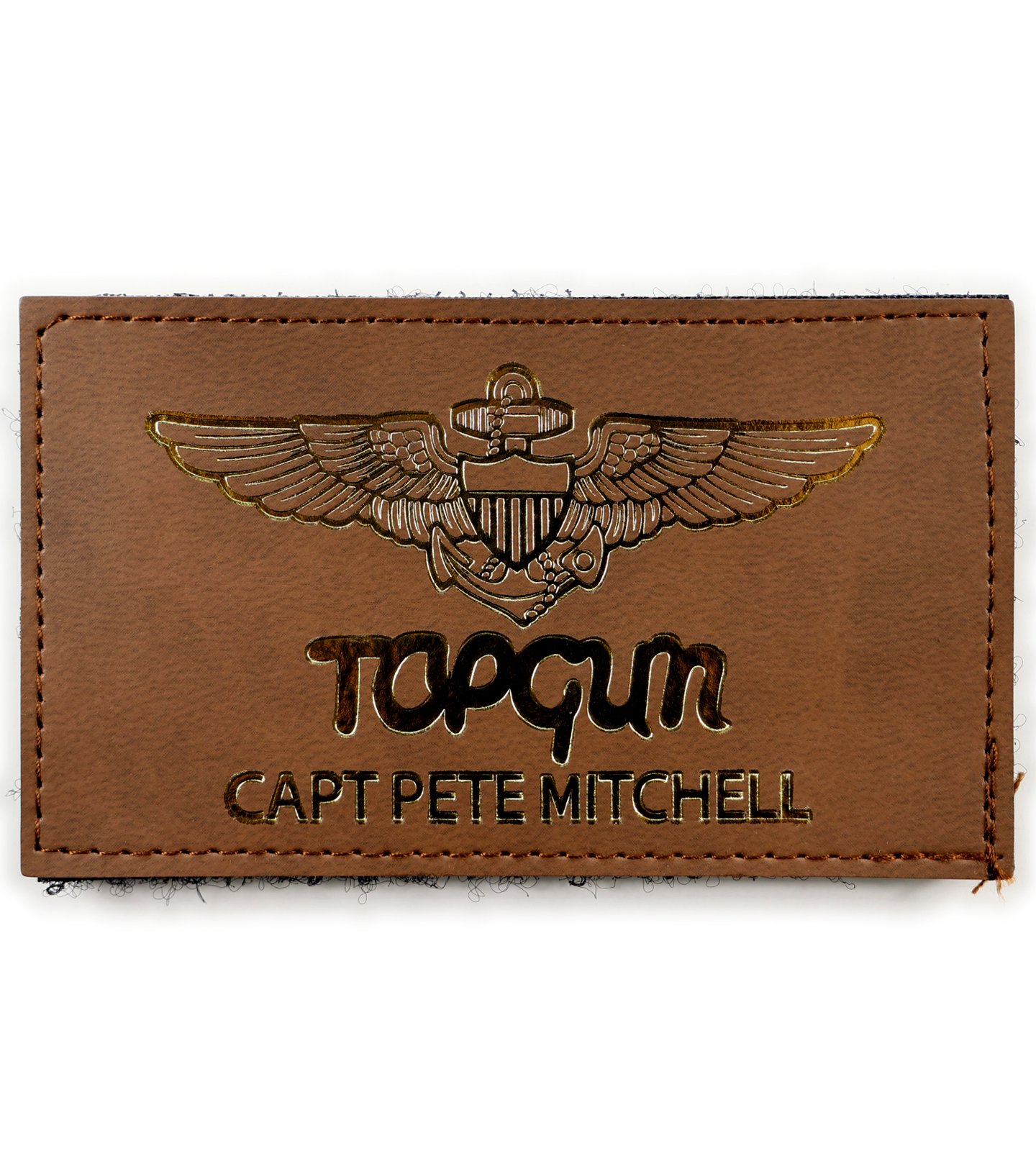 PTG0034捍衛戰士TOPGUN CAPT PETE MITCHELL皮革名牌