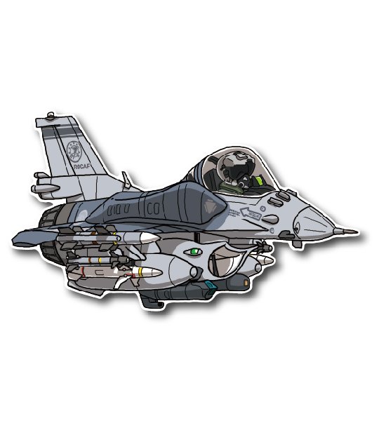 空軍F-16V BLK70戰機單座*台東第七聯隊AGM-88飛彈