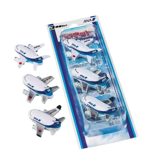 MZ605全日空ANA航空客機磁鐵3入套組