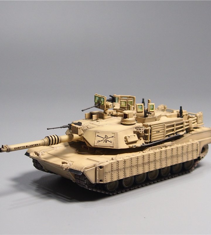 美國M1A2 Abrams TUSK I 艾布蘭坦克(沙漠色) 12209PD
