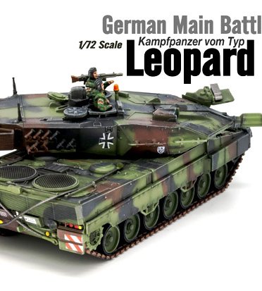 德國LEOPARD豹2A6坦克(北約三色迷彩)12173PA