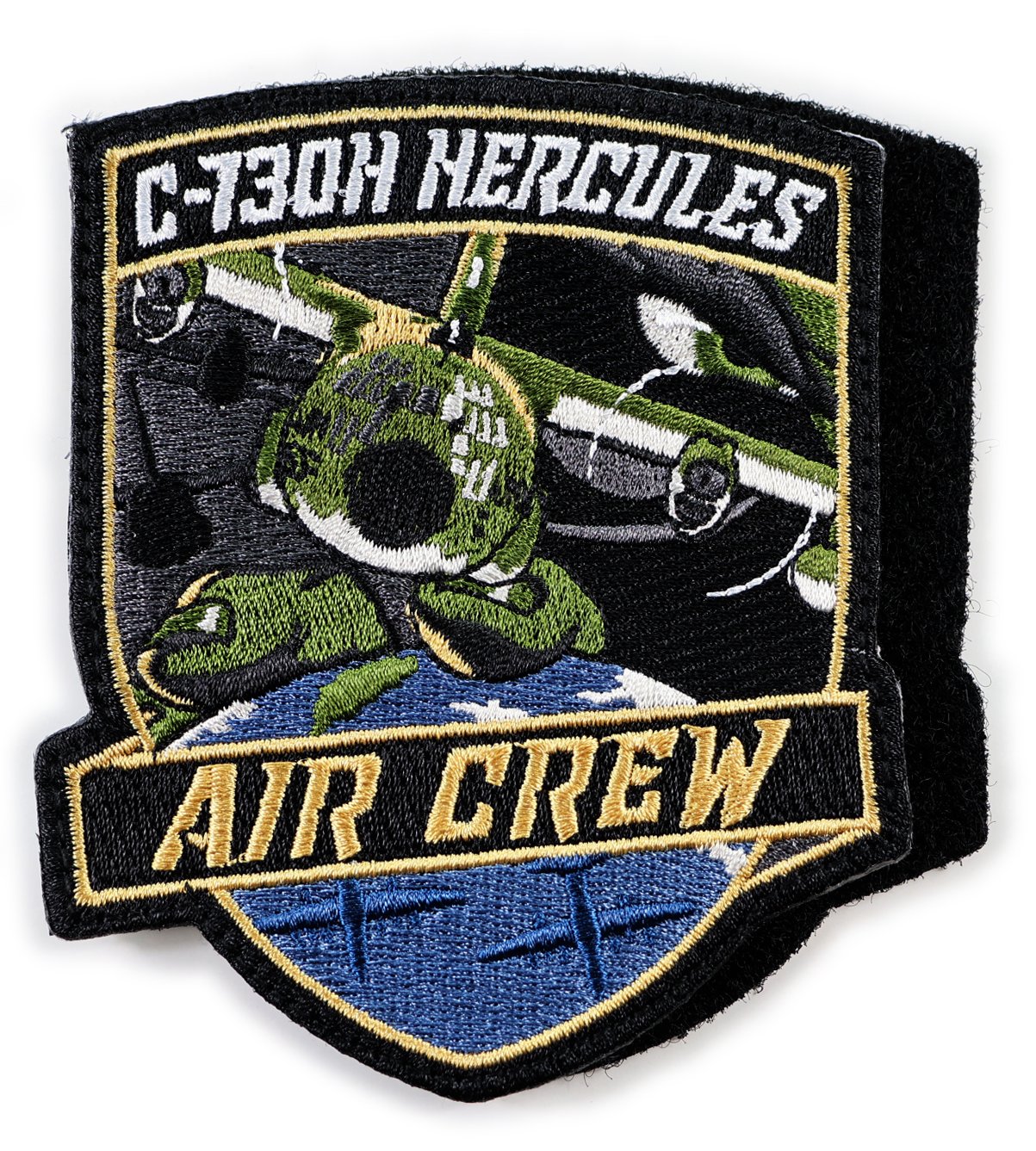 P0183空軍C-130H空勤組員章(有魔鬼氈)
