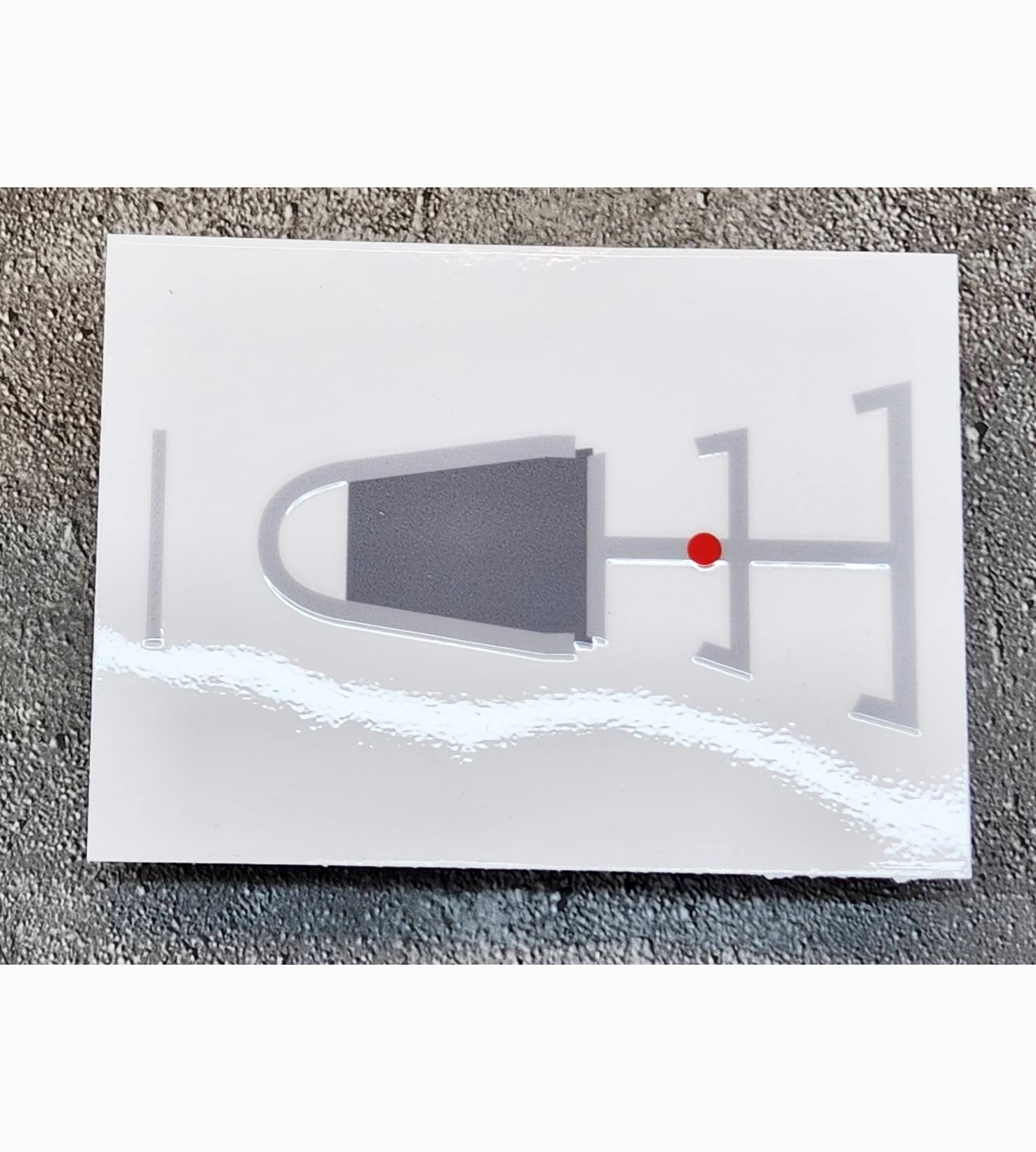 F-16機背加油孔 UV水晶貼紙