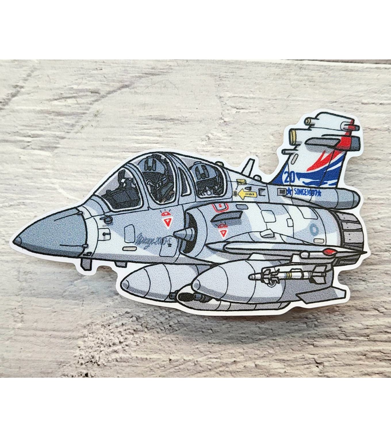 空軍幻象Mirage 2000-5双座戰機飛龍彩繪第二聯隊
