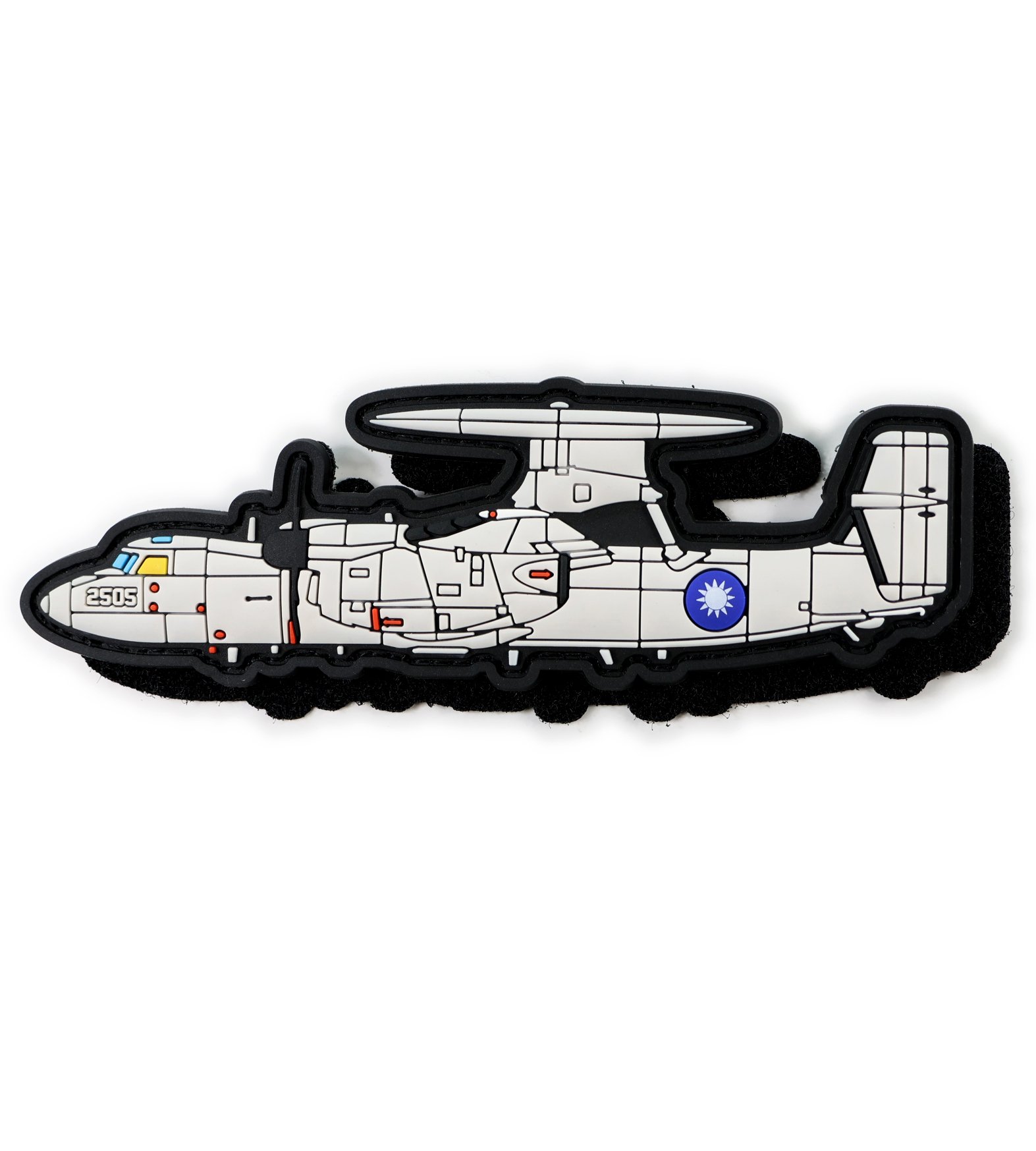 PVC0068空軍E-2C預警機機型PVC章(有魔鬼氈)