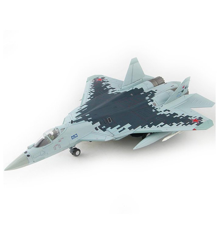 HA6801 俄羅斯SU-57戰鬥機 BLUE 053 空軍合金模型