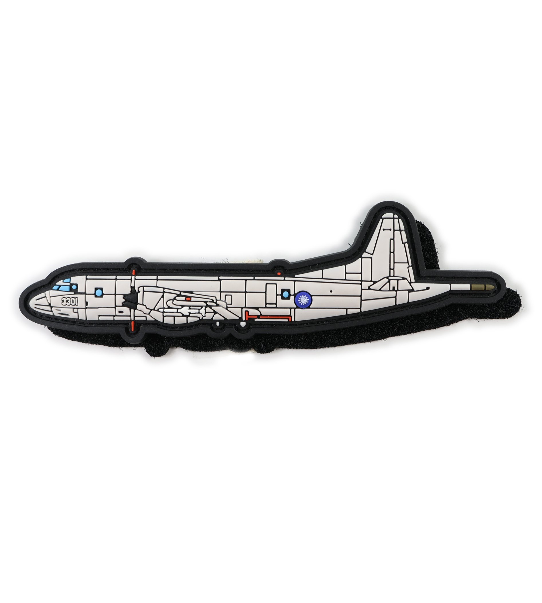 PVC0067空軍P-3C反潛機機型PVC章(魔鬼氈)