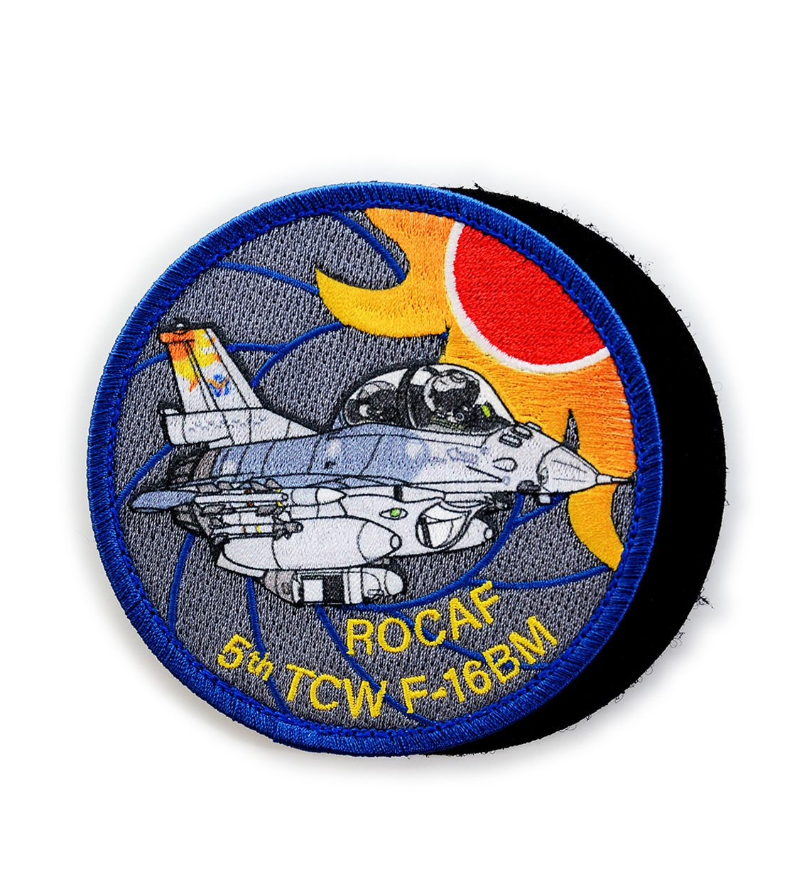 P0153空軍RF-12BM太陽神臂章Mr.dom系列(有魔鬼氈)