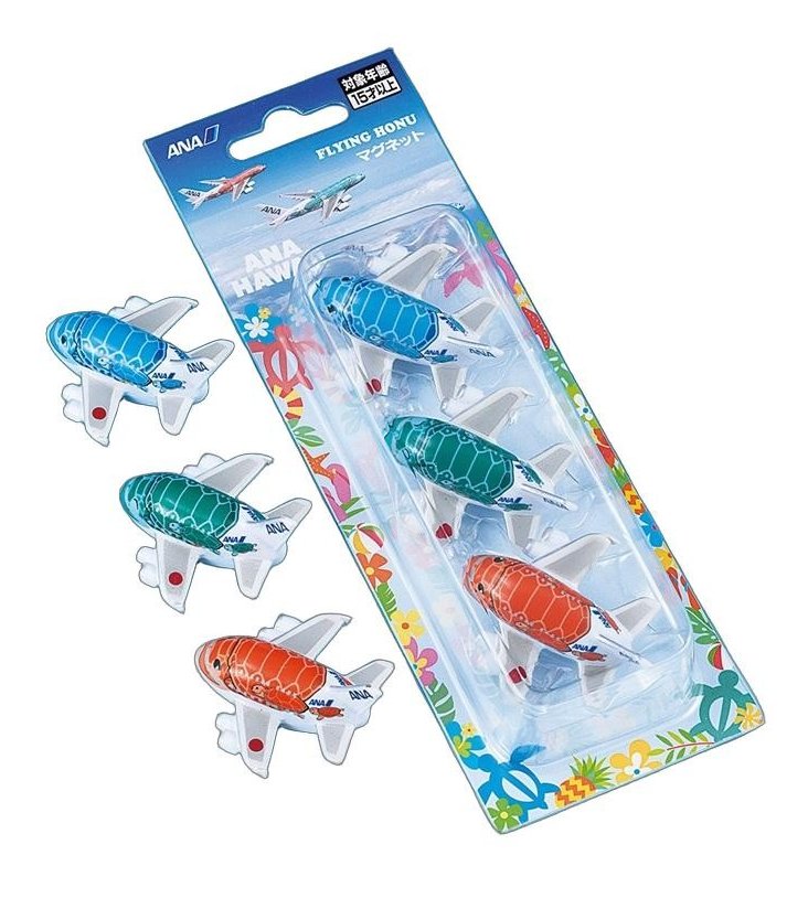 MA677海龜機ANA全日空A380客機磁鐵3入套組