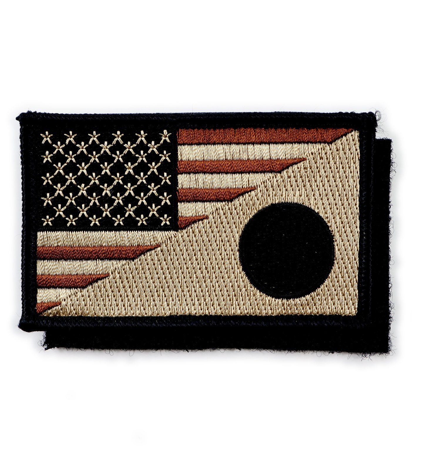 P0173 美國&日本國旗章(多地迷彩)(魔鬼氈)