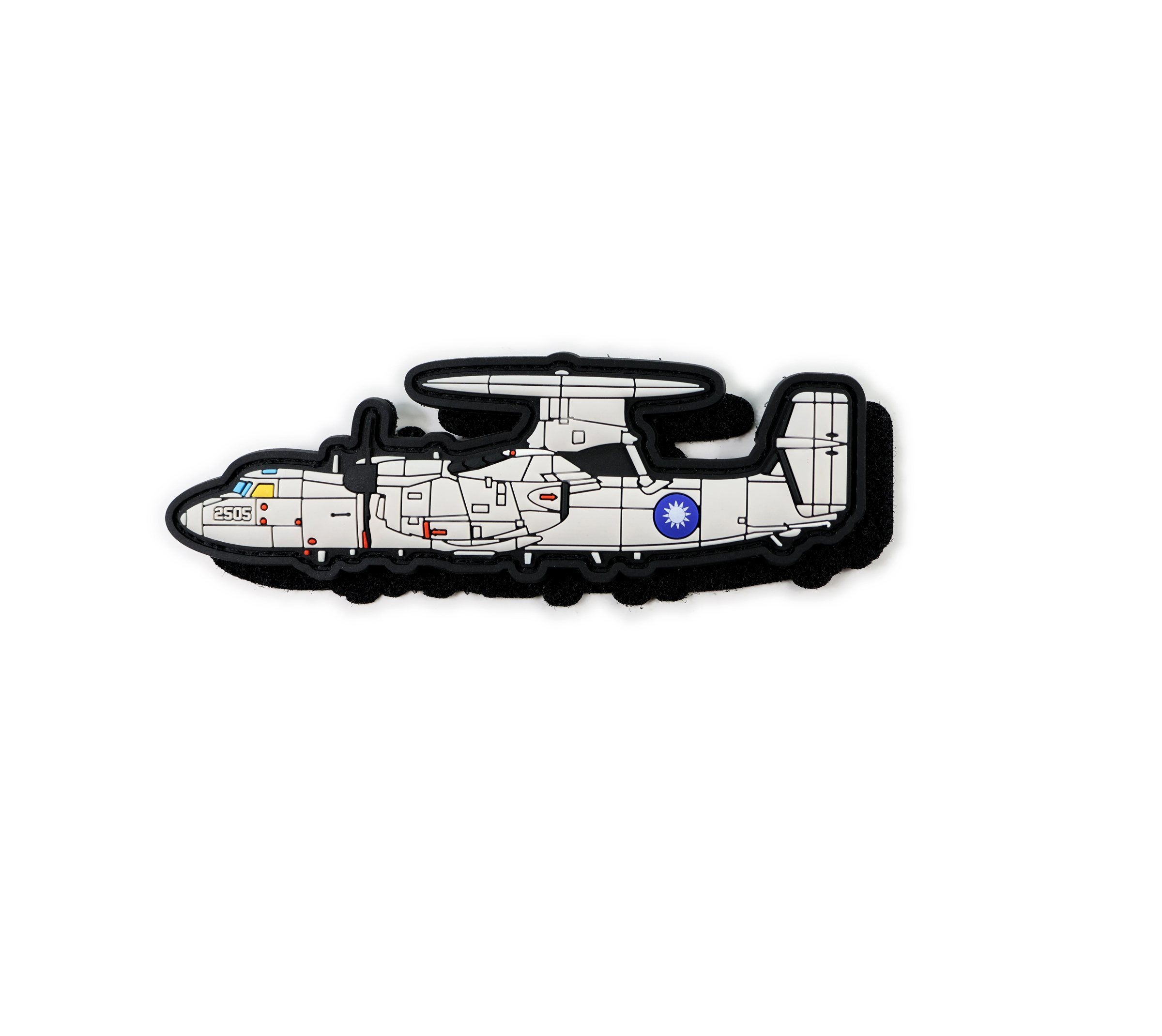 PVC0068空軍E-2C預警機機型PVC章(有魔鬼氈)