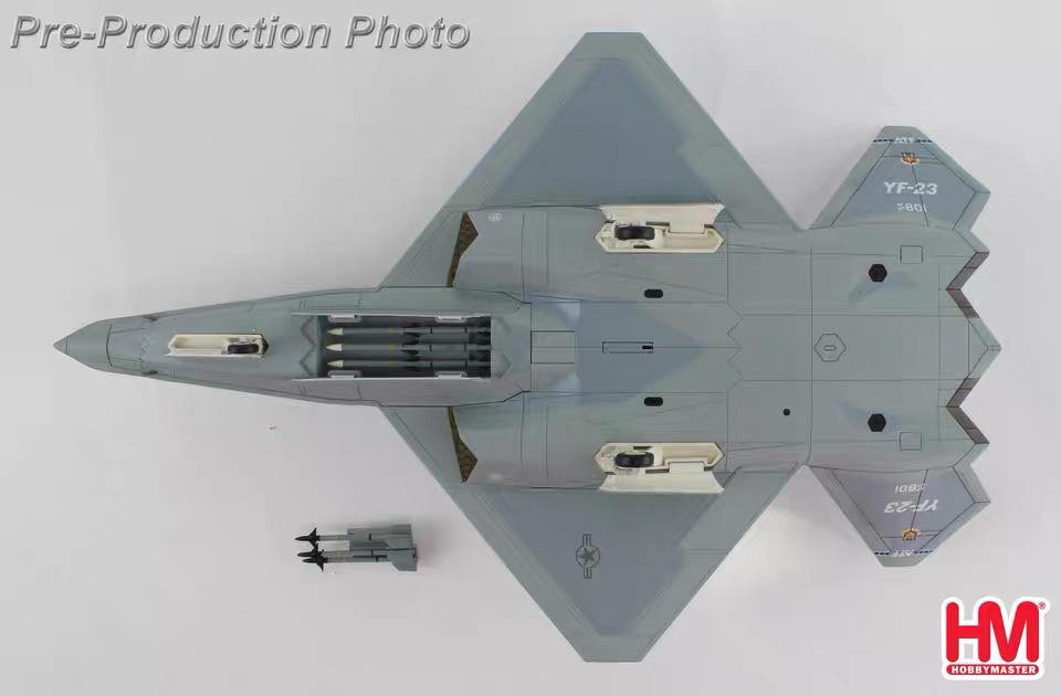 HA2850美國YF-23 “Gray Ghost” 1/72合金成品模型HM