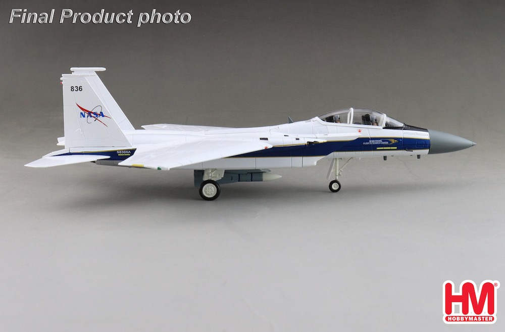 HA4572美國F-15B“NASA”836愛德華茲基地2022(AIM-54測試機)模型1/72成品