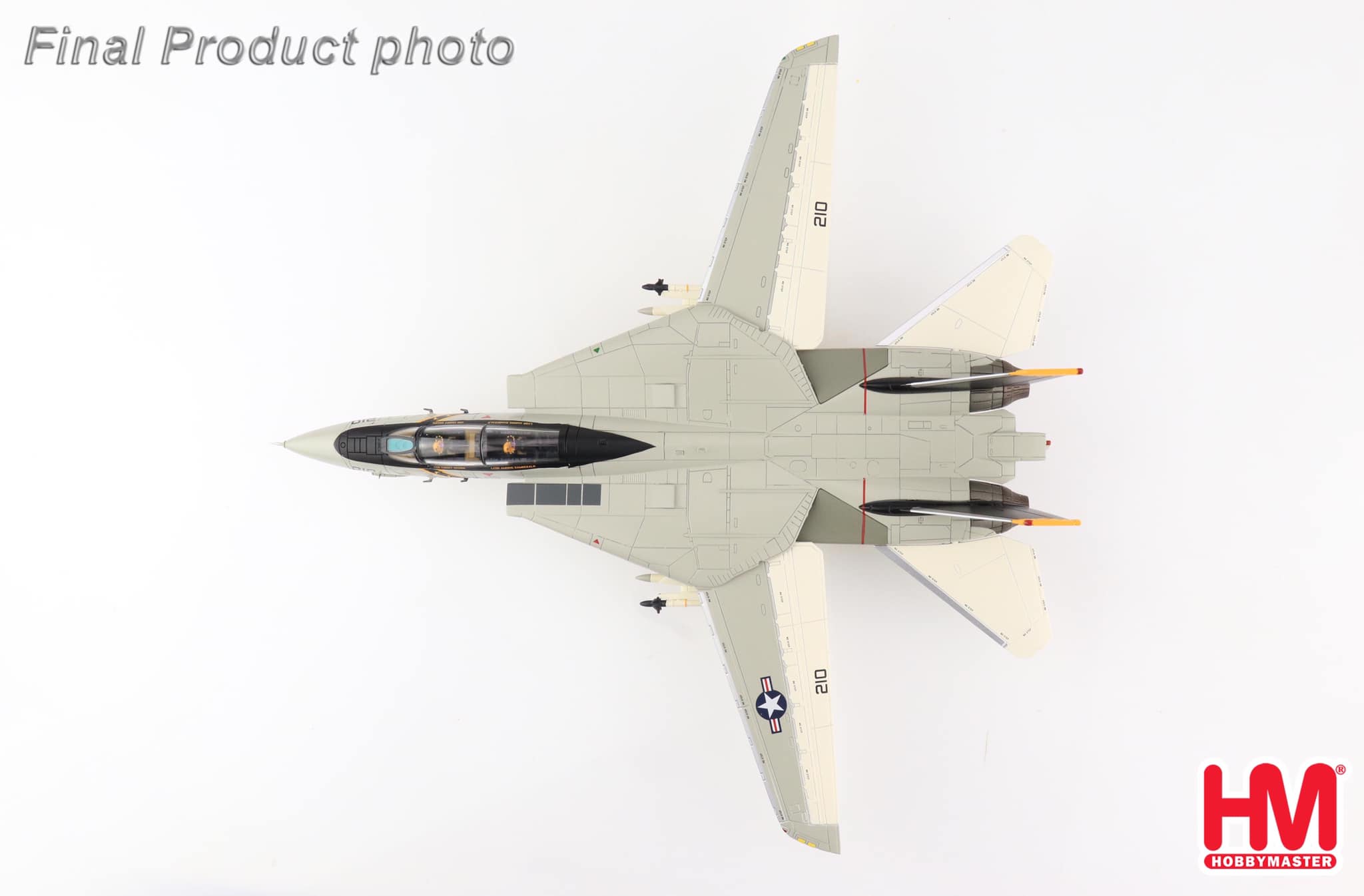 HA5240美軍VF-84海盜旗F-14A Tomcat雄貓60391/AJ210,模型
