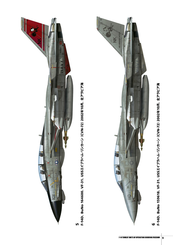 美國海軍F-14雄貓戰鬥機中隊 持久自由行動