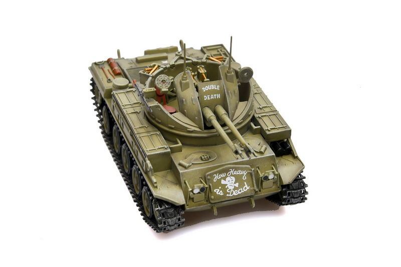 美軍越戰M42 防空砲車合金成品模型12211PA