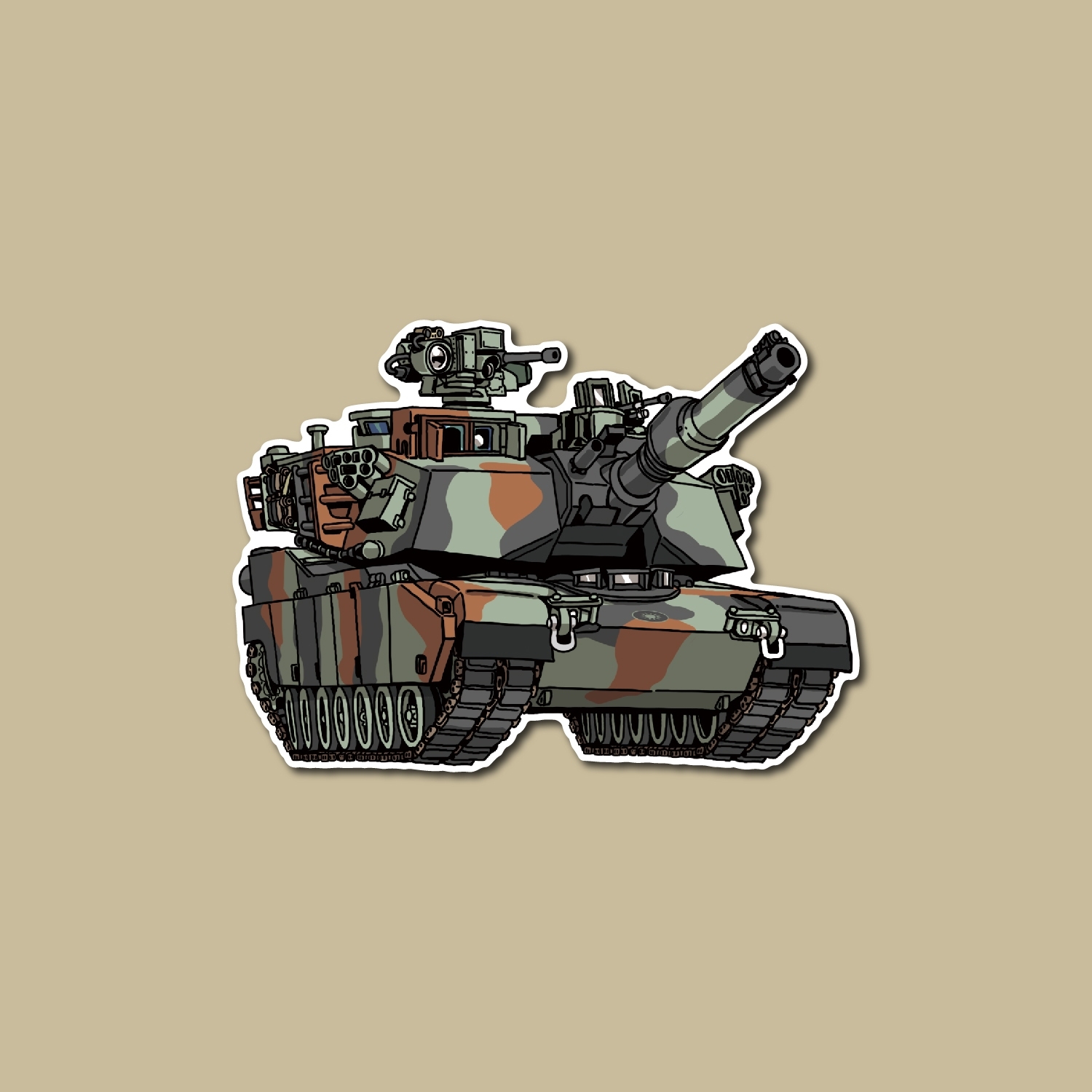 國軍M1A2T ABRAMS艾布蘭主戰坦克