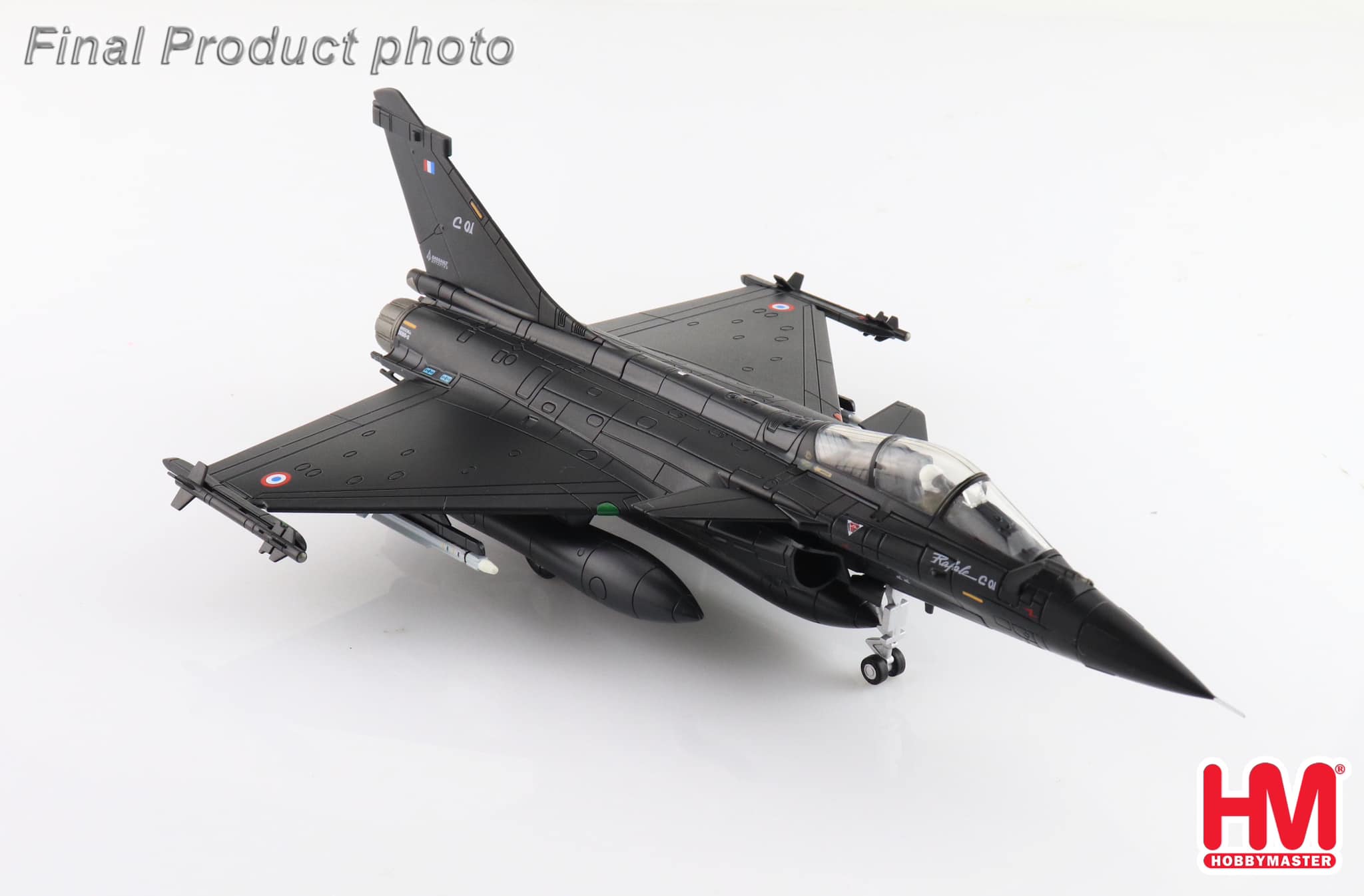 HA9607法國空軍Rafale C01飆風戰機1992 法因堡航展模型