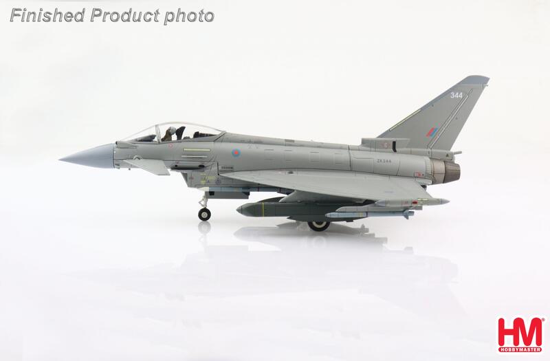 HA6615英國皇家空軍EF2000 ZK344（風暴陰影巡弋飛彈)合金成品模型