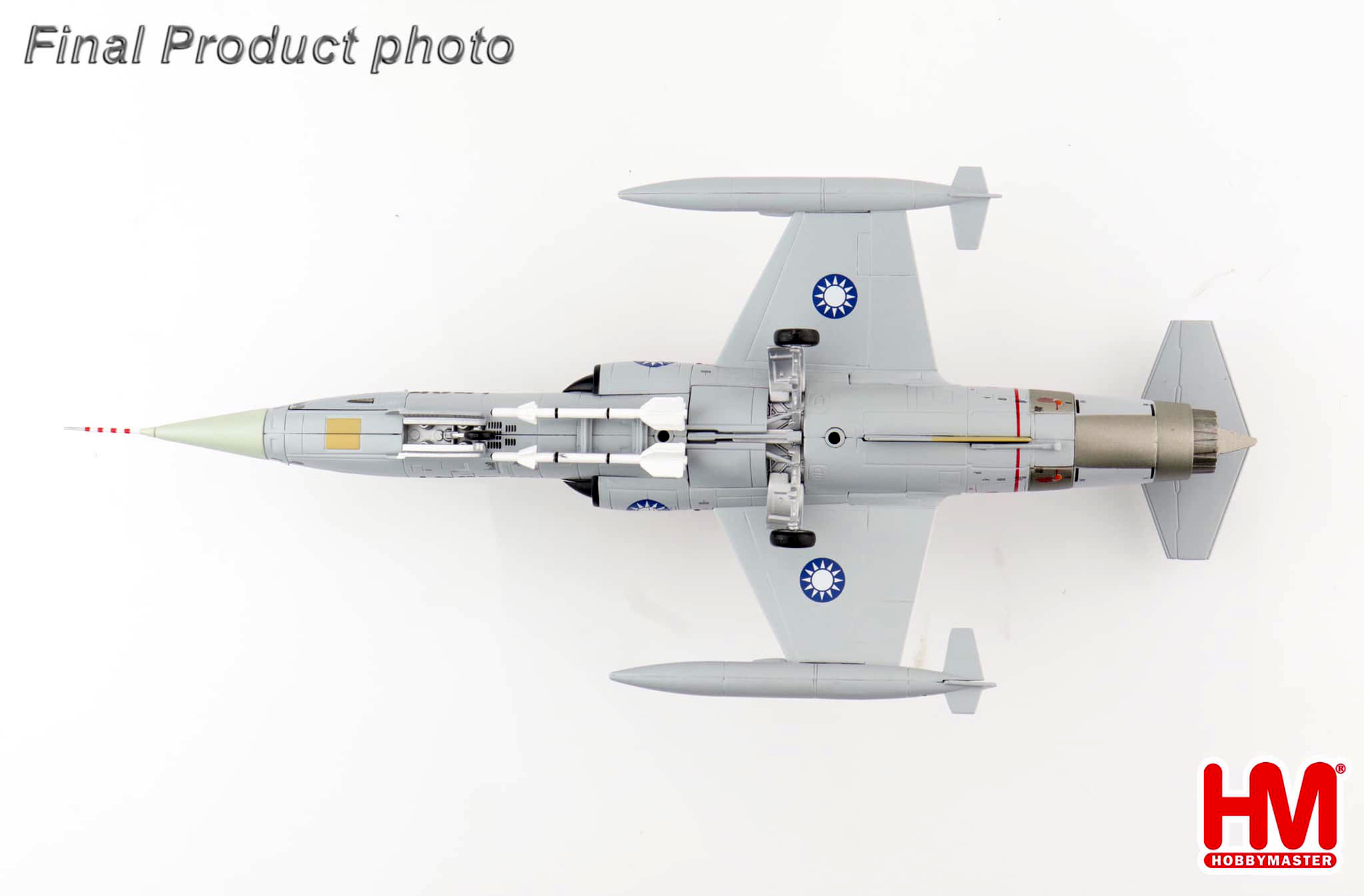 HA1072空軍113空戰英雄F-104G第8中隊胡世霖座機4347模型