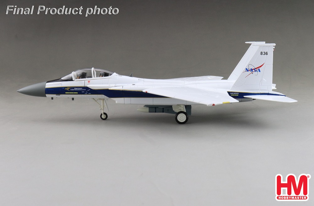 HA4572美國F-15B“NASA”836愛德華茲基地2022(AIM-54測試機)模型1/72成品