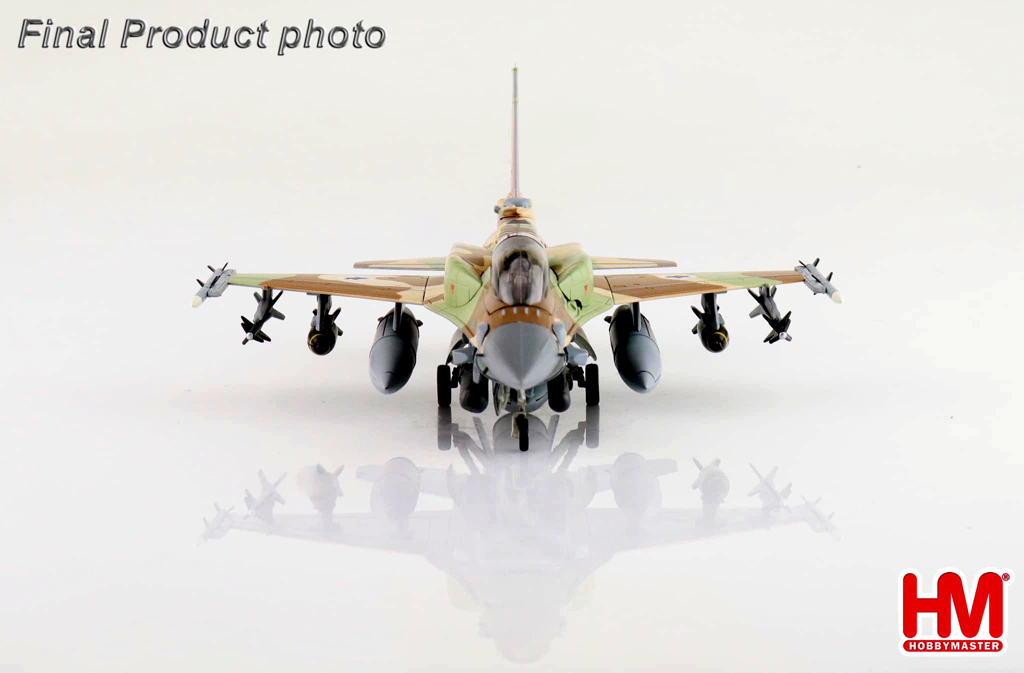HA38038以色列空軍F-16I 第105毒蠍中隊合金模型