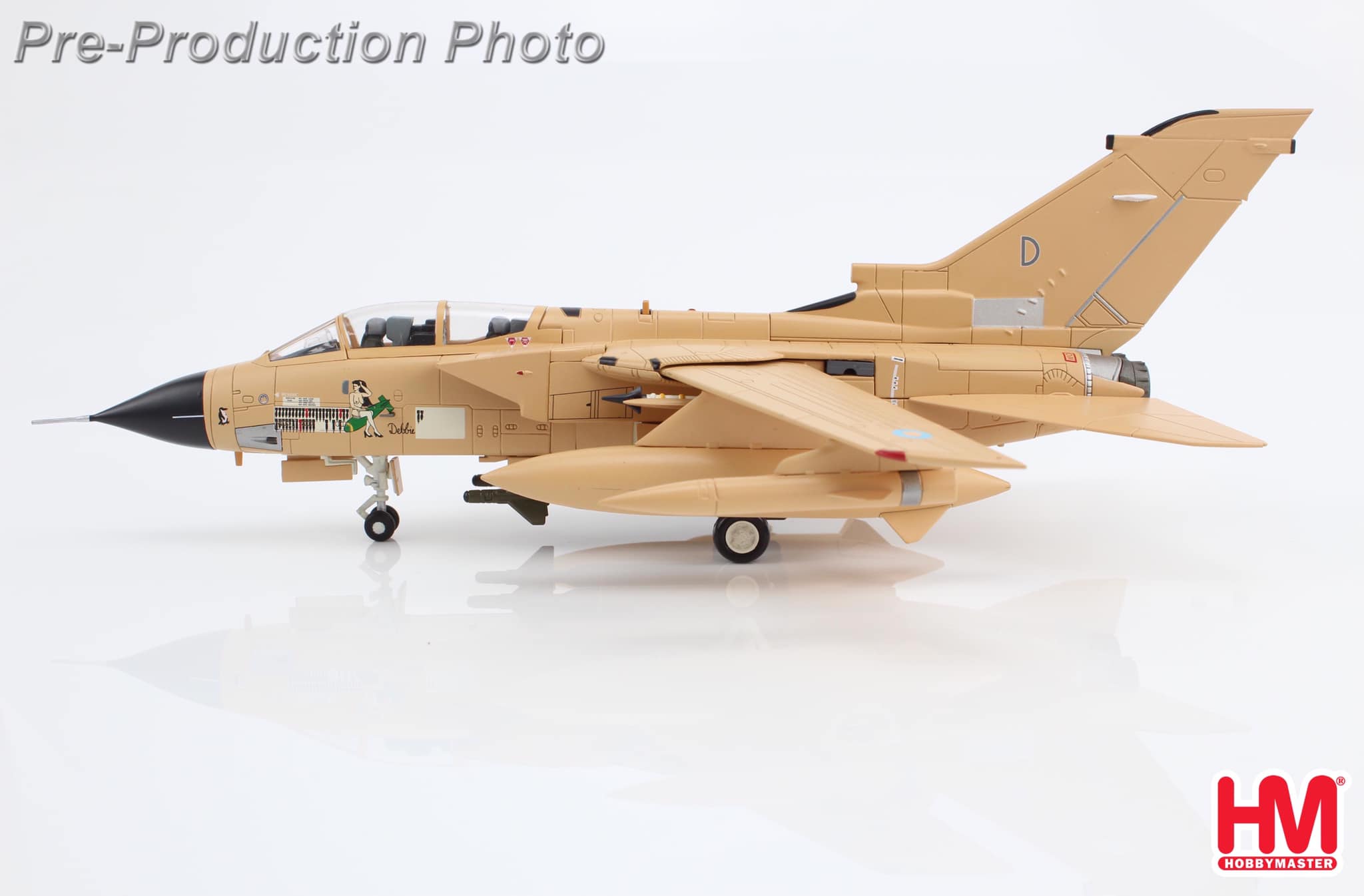 HA6716英國皇家空軍龍捲風GR.Mk 1黛比Debbie 1991沙漠風暴模型