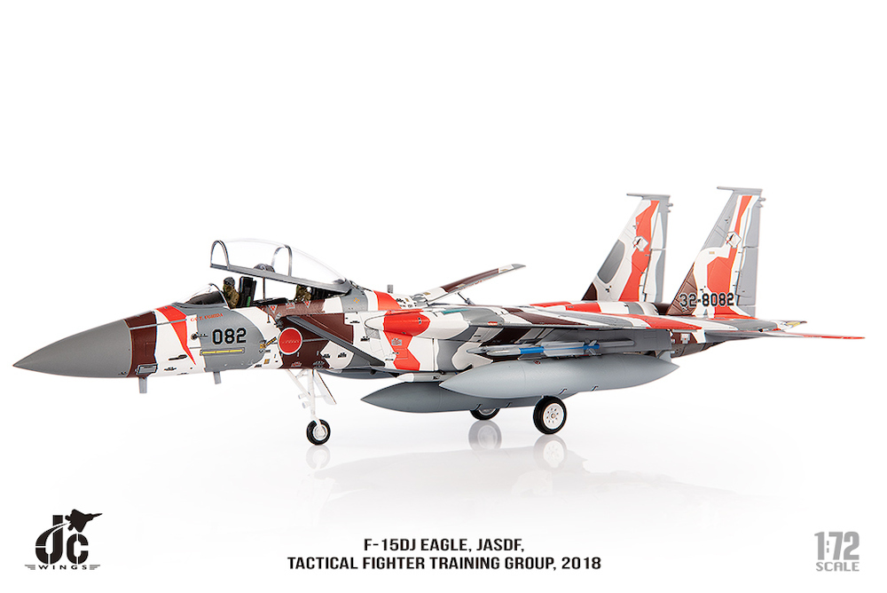 JCW-72-F15-024日本航空自衛隊飛行教導隊F-15DJ假想敵082模型