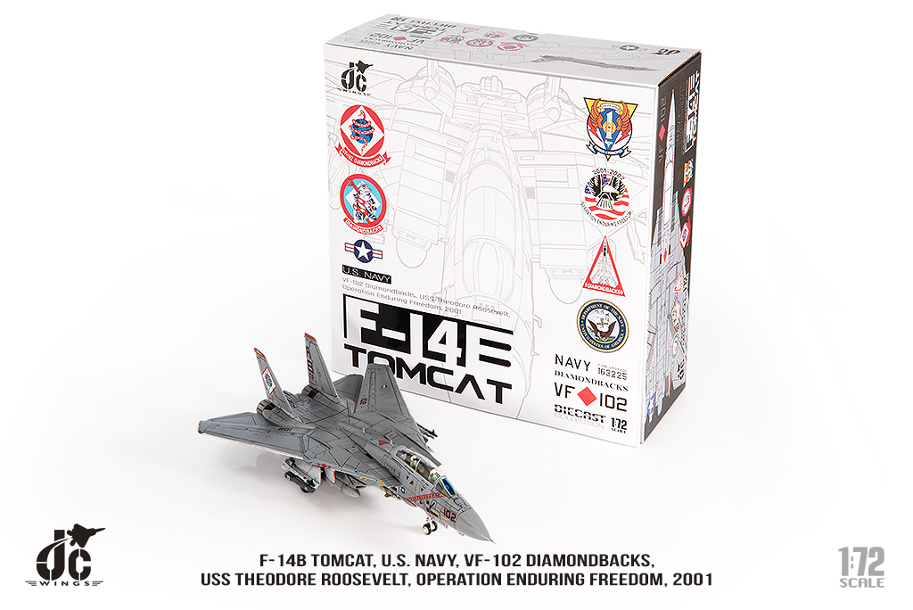 美國海軍F-14B雄貓式戰機VF-102中隊 JCW-72-F14-024