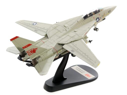 HA5224美軍F-14A雄貓戰鬥機VF-1狼群中隊Mi-8殺手合金模型