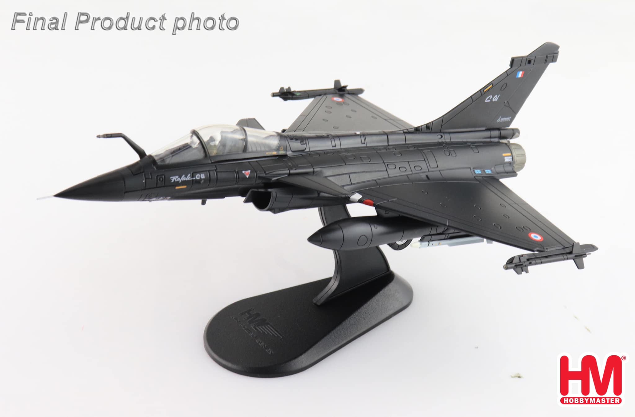 HA9607法國空軍Rafale C01飆風戰機1992 法因堡航展模型
