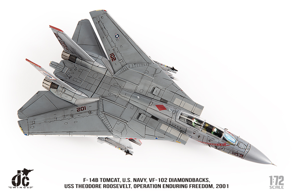 美國海軍F-14B雄貓式戰機VF-102中隊 JCW-72-F14-024