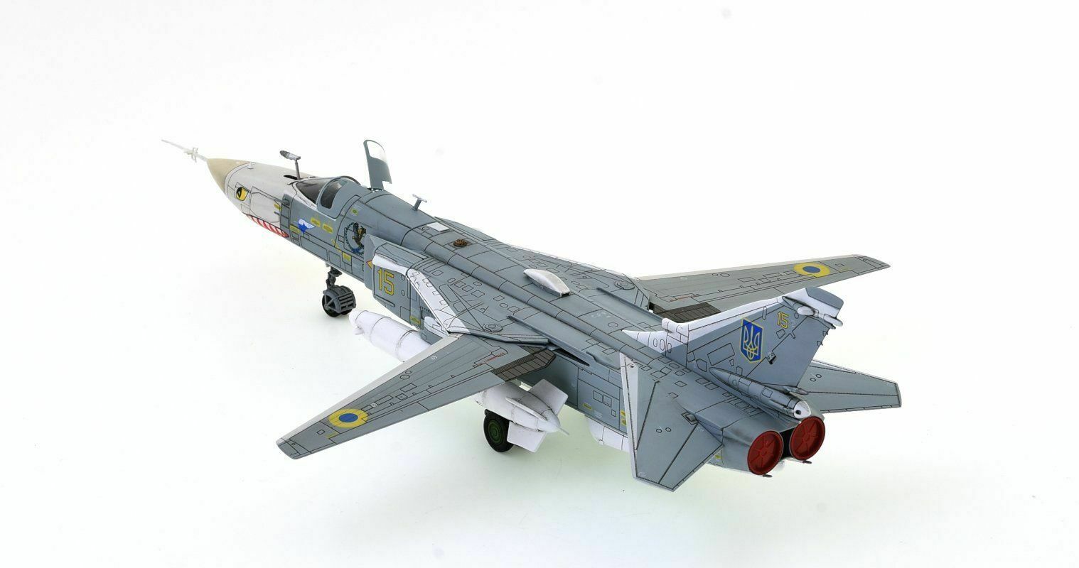 CA722402烏克蘭Su-24M鯊魚嘴Yellow 15合金成品1/72模型
